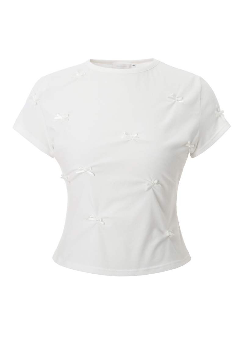 半袖Tシャツ ホワイト 商品カラー画像-S1L2