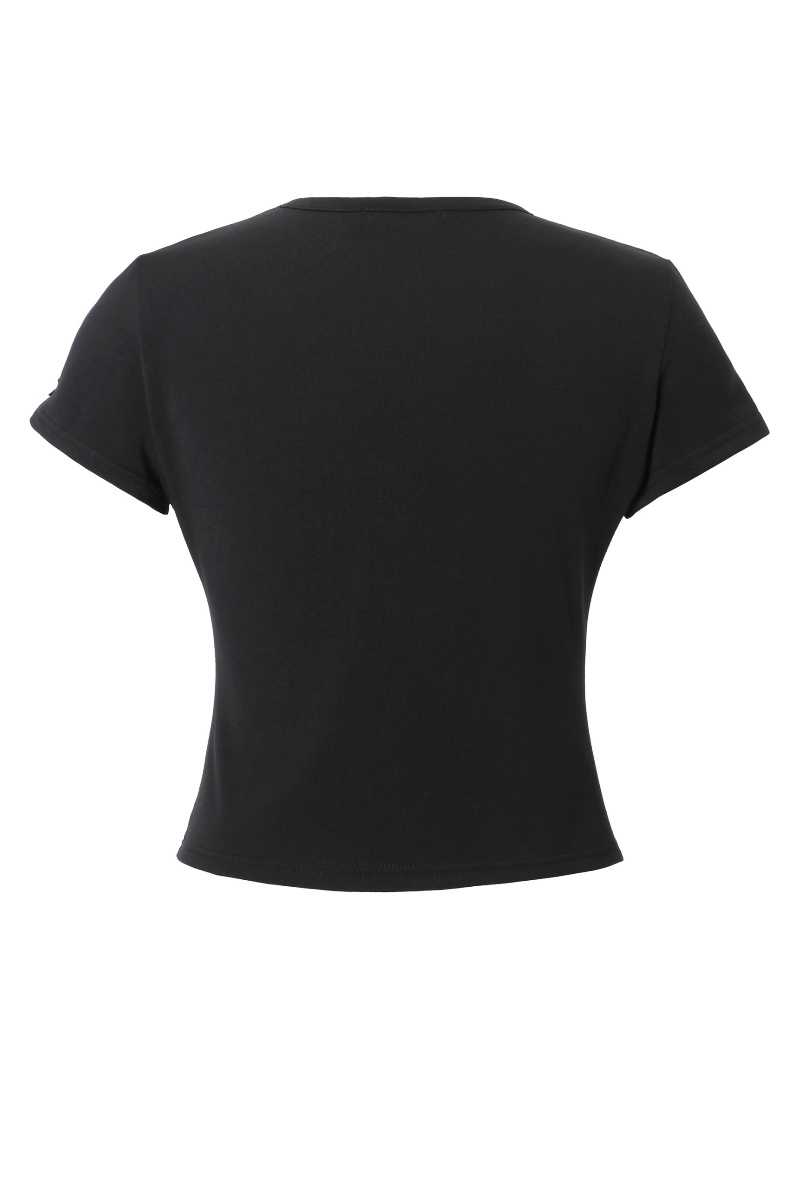 半袖Tシャツ チャコール 商品カラー画像-S1L3