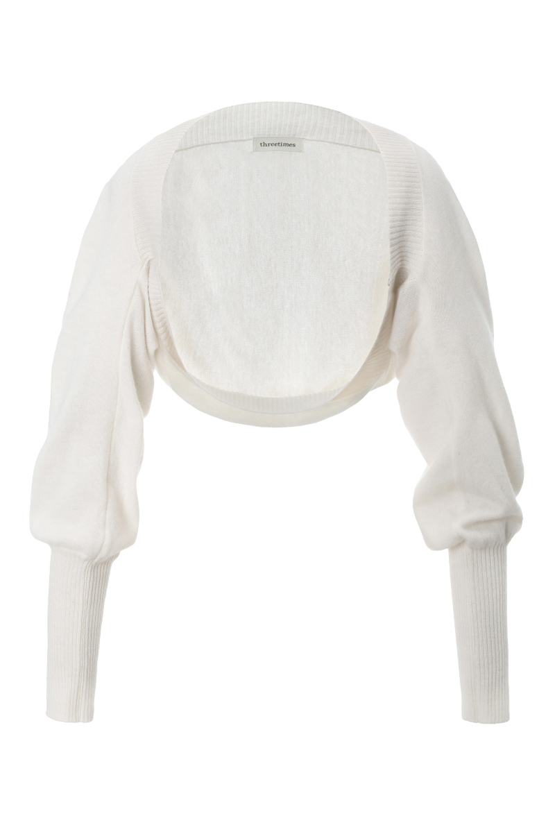 長袖Tシャツ ホワイト 商品カラー画像-S2L1
