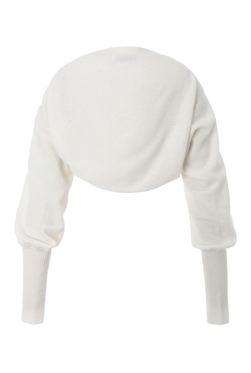 長袖Tシャツ ホワイト 商品カラー画像-S1L3
