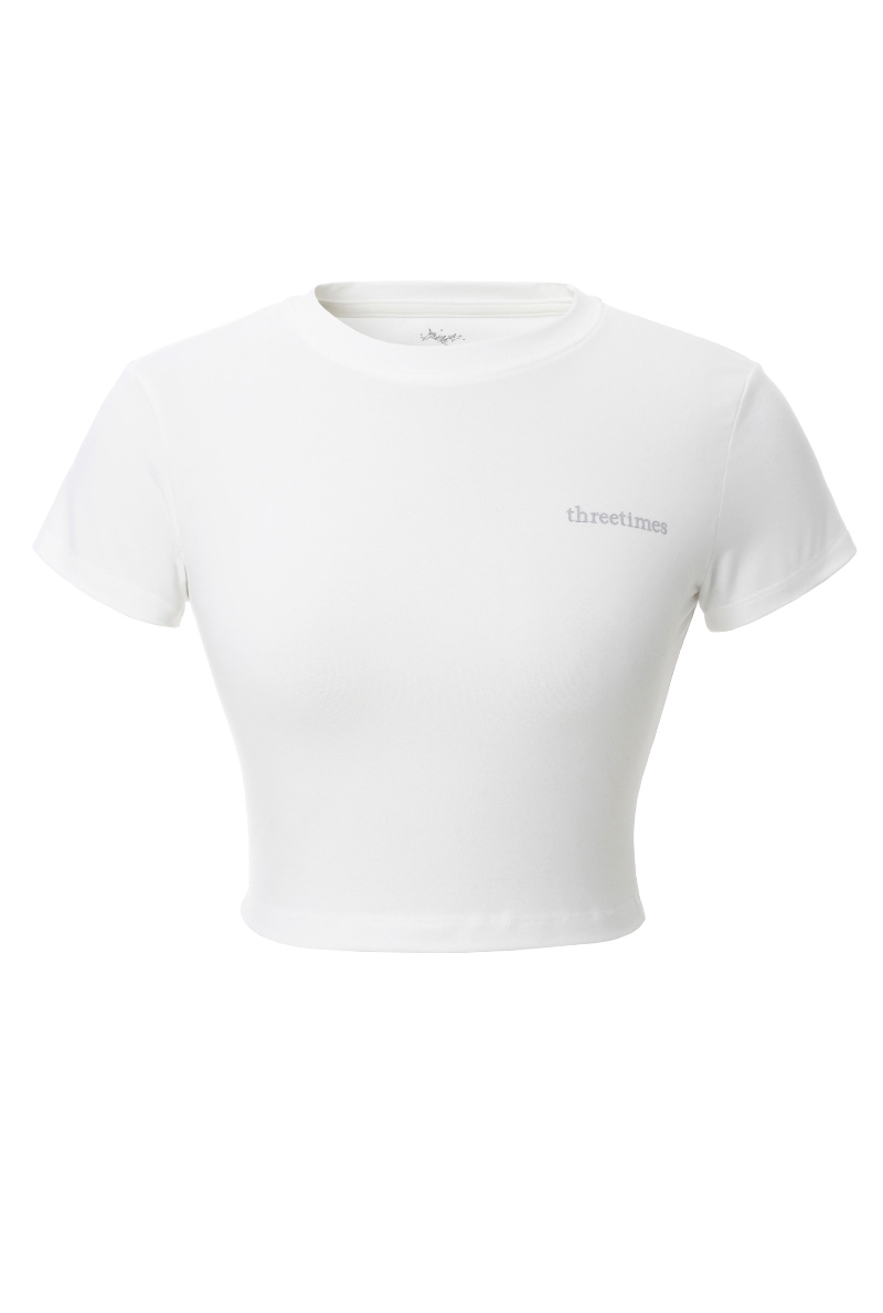 半袖Tシャツ ホワイト 商品カラー画像-S1L2