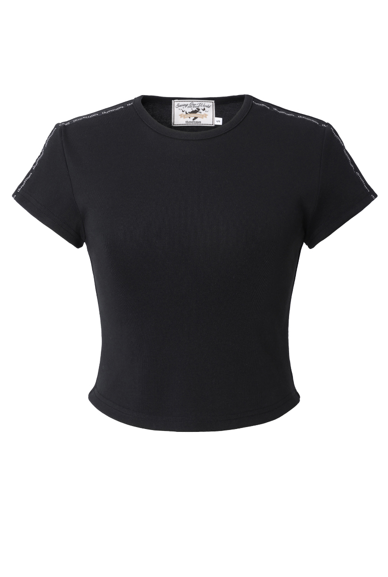 半袖Tシャツ チャコール 商品カラー画像-S1L8