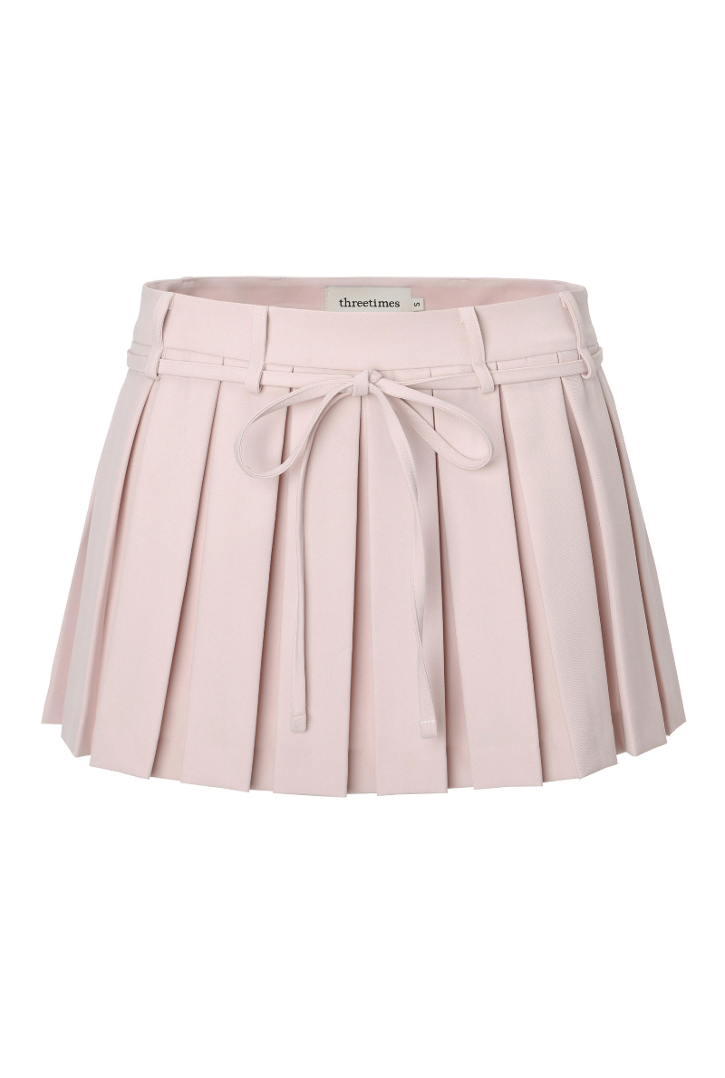 ミニスカート ベビーピンク 商品カラー画像-S1L8